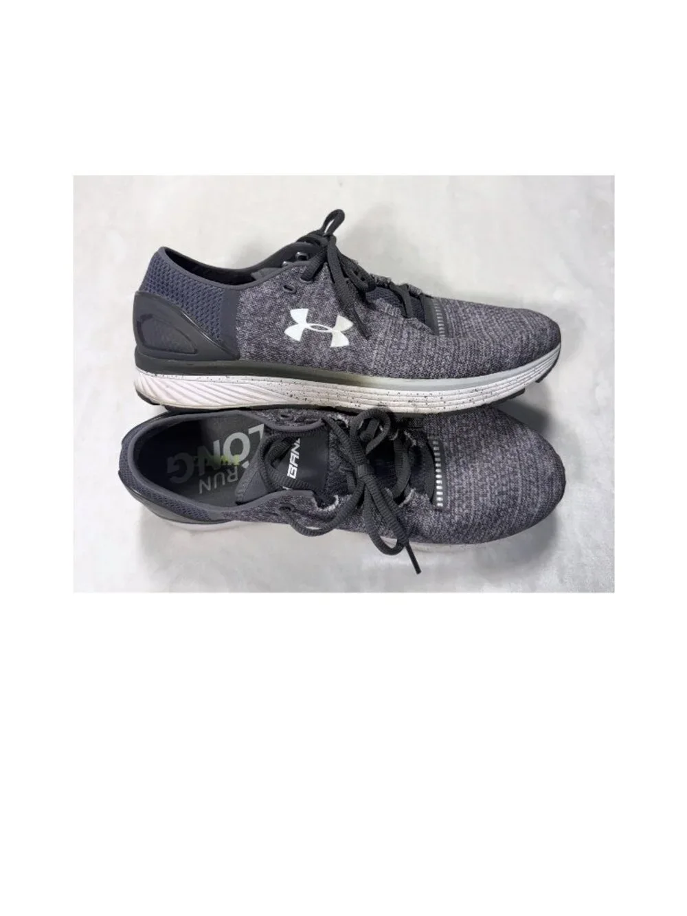 Under Armour Charged Bandit Gray Running Shoes Men's 9.5 Athleisure